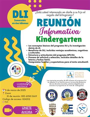 Prospective Kinder DLI Meeting Spanish